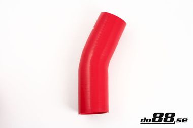 Silikoniletku Punainen 25 astetta 2,75'' (70mm)