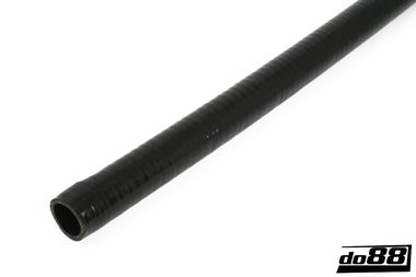 Silikoniletku Musta Joustava sileä 1,75'' (45mm)