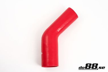 Silikoniletku Punainen 45 astetta 2 - 2,25'' (51 - 57mm)