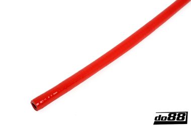 Silikoniletku Punainen Joustava sileä 0,5'' (13mm)