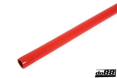 Silikoniletku Punainen Joustava sileä 1,125'' (28mm)