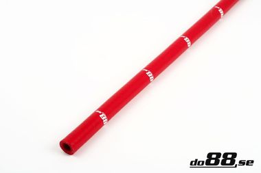 Silikoniletku Suora Punainen 0,75'' (19mm)