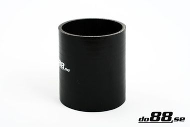 Silikoniletku Musta 10cm 3,75'' (95mm)