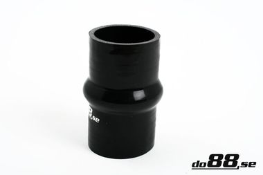 Silikoniletku Musta Joustoliitos 1,75'' (45mm)