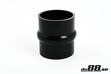 Silikoniletku Musta Joustoliitos 3,125'' (80mm)