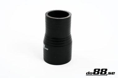 Silikoniletku Musta 1,625 - 2'' (41-51mm)