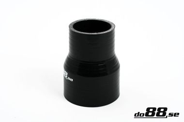 Silikoniletku Musta 2 - 3'' (51-76mm)