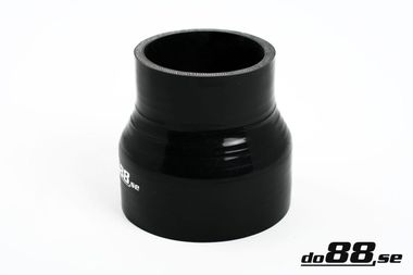 Silikoniletku Musta 3,5 - 4'' (89-102mm)