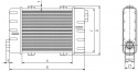 Setrab SlimLine öljynjäähdytin 14 rivinen 420mm Setrab SlimLine öljynjäähdytin 14 rivinen 420mm