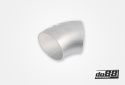 Alumiiniputki 45° 100x3 mm, pitkä säde Alumiiniputki 45° 100x3 mm, pitkä säde