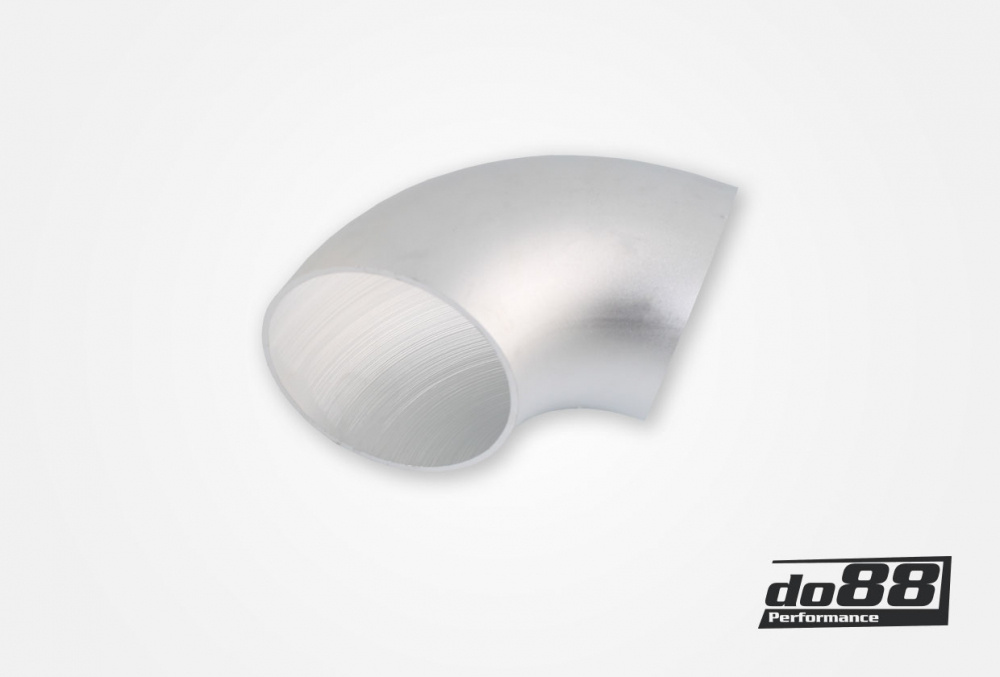 Alumiiniputki 90° 100x3 mm, lyhyt säde