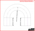 Alumiiniputki 180 astetta 0,625\'\' (16mm)