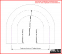 Alumiiniputki 180 astetta 1,375\'\' (35mm)