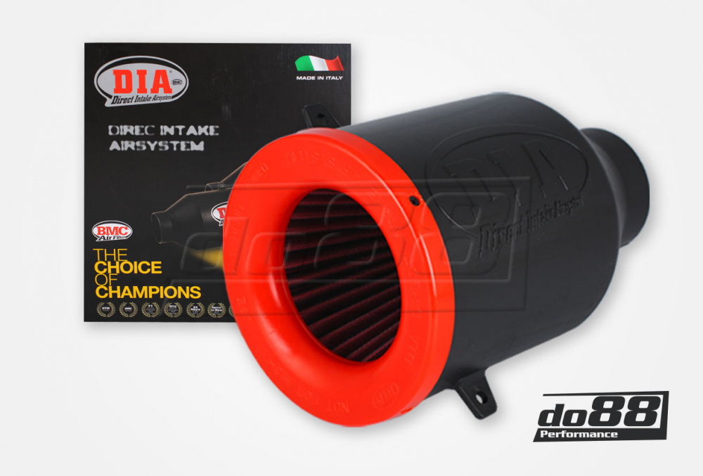 BMC DIA Direct Intake Airsystem, Muovi, Liitäntä 85mm, Pituus 220mm ryhmässä Moottori / Viritys / Ilmansuodattimet / BMC Air Intake System @ do88 AB (ADDIA85-150)