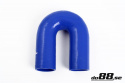 Silikoniletku Sininen 180 astetta 1,875\'\' (48mm) Silikoniletku Sininen 180 astetta 1,875\'\' (48mm)
