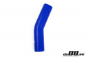 Silikoniletku Sininen 25 astetta 0,43\'\' (11mm)