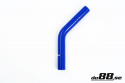 Silikoniletku Sininen 45 astetta 0,25\'\' (6.5mm) Silikoniletku Sininen 45 astetta 0,25\'\' (6.5mm)