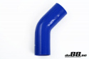 Silikoniletku Sininen 45 astetta 2,68\'\' (68mm) Silikoniletku Sininen 45 astetta 2,68\'\' (68mm)