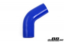 Silikoniletku Sininen 60 astetta 3,25\'\' (83mm) Silikoniletku Sininen 60 astetta 3,25\'\' (83mm)
