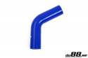 Silikoniletku Sininen 60 astetta 0,375\'\' (9,5mm) Silikoniletku Sininen 60 astetta 0,375\'\' (9,5mm)