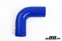 Silikoniletku Sininen 90 astetta 2,126\'\' (54mm) Silikoniletku Sininen 90 astetta 2,126\'\' (54mm)