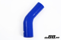 Silikoniletku Sininen 45 astetta 1,75 - 2,5\'\' (45-63mm) Silikoniletku Sininen 45 astetta 1,75 - 2,5\'\' (45-63mm)