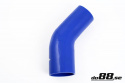 Silikoniletku Sininen 45 astetta 2,75 - 3\'\' (70 - 76mm) Silikoniletku Sininen 45 astetta 2,75 - 3\'\' (70 - 76mm)