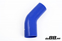 Silikoniletku Sininen 45 astetta 3 - 3,25\'\' (76-83mm) Silikoniletku Sininen 45 astetta 3 - 3,25\'\' (76-83mm)