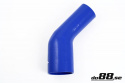 Silikoniletku Sininen 45 astetta 3,5 - 4\'\' (89-102mm) Silikoniletku Sininen 45 astetta 3,5 - 4\'\' (89-102mm)