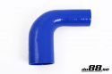 Silikoniletku Sininen 90 astetta 2,5 - 3,25\'\' (63-83mm) Silikoniletku Sininen 90 astetta 2,5 - 3,25\'\' (63-83mm)