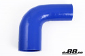 Silikoniletku Sininen 90 astetta 2,75 - 4\'\' (70-102mm) Silikoniletku Sininen 90 astetta 2,75 - 4\'\' (70-102mm)