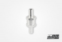 Yksisuuntainen takaiskuventtiili 10mm letkuille, Alumiini Yksisuuntainen takaiskuventtiili 10mm letkuille, Alumiini