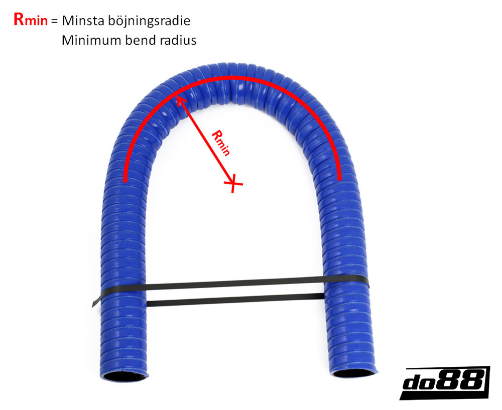 Silikoniletku Sininen Joustava 2,0'' (51mm)