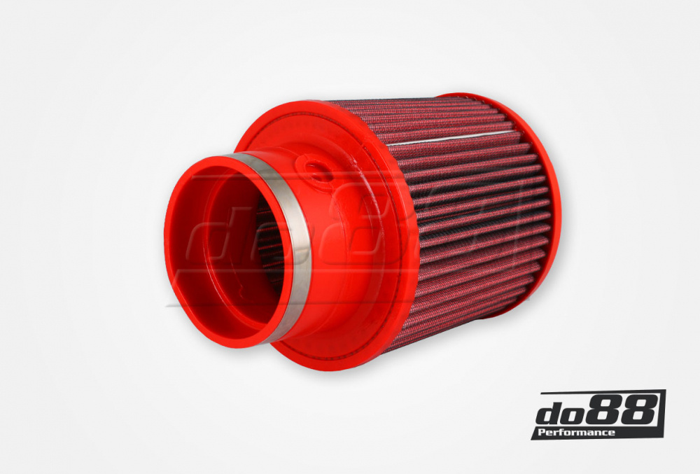 BMC Twin Air Kartio Ilmansuodatin, Liitäntä 90mm, Pituus 130mm, Liitin Bosch anturille