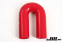 Silikoniletku Punainen 180 astetta 1,5\'\' (38mm) Silikoniletku Punainen 180 astetta 1,5\'\' (38mm)
