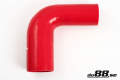 Silikoniletku Punainen 90 astetta 2 - 2,5'' (51 - 63mm) Silikoniletku Punainen 90 astetta 2 - 2,5'' (51 - 63mm)