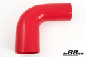 Silikoniletku Punainen 90 astetta 3 - 4\'\' (76 - 102mm) Silikoniletku Punainen 90 astetta 3 - 4\'\' (76 - 102mm)