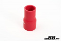 Silikoniletku Punainen supistaja 1,625 - 2'' (41-51mm) Silikoniletku Punainen supistaja 1,625 - 2'' (41-51mm)