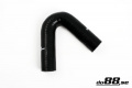 Silikoniletku Musta 135 astetta 0,875'' (22mm) Silikoniletku Musta 135 astetta 0,875'' (22mm)