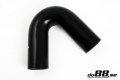 Silikoniletku Musta 135 astetta 2'' (51mm) Silikoniletku Musta 135 astetta 2'' (51mm)