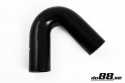 Silikoniletku Musta 135 astetta 2\'\' (51mm) Silikoniletku Musta 135 astetta 2\'\' (51mm)