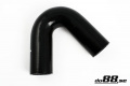 Silikoniletku Musta 135 astetta 2,126'' (54mm) Silikoniletku Musta 135 astetta 2,126'' (54mm)