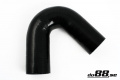 Silikoniletku Musta 135 astetta 3'' (76mm) Silikoniletku Musta 135 astetta 3'' (76mm)