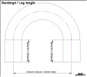 Silikoniletku Musta 180 astetta 2,875\'\' (73mm)