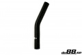 Silikoniletku Musta 25 astetta 0,75'' (19mm) Silikoniletku Musta 25 astetta 0,75'' (19mm)