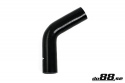 Silikoniletku Musta 60 astetta 1,18\'\' (30mm) Silikoniletku Musta 60 astetta 1,18\'\' (30mm)