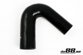 Silikoniletku Musta 135 astetta 2 - 3'' (51-76mm) Silikoniletku Musta 135 astetta 2 - 3'' (51-76mm)