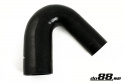 Silikoniletku Musta 135 astetta 3,5 - 4\'\' (89-102mm) Silikoniletku Musta 135 astetta 3,5 - 4\'\' (89-102mm)