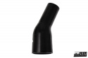 Silikoniletku Musta 25 astetta 3 - 3,125\'\' (76 - 80mm)