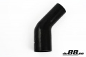 Silikoniletku Musta 45 astetta 3 - 4\'\' (76 - 102mm) Silikoniletku Musta 45 astetta 3 - 4\'\' (76 - 102mm)